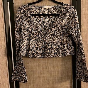 Honey punch crop top